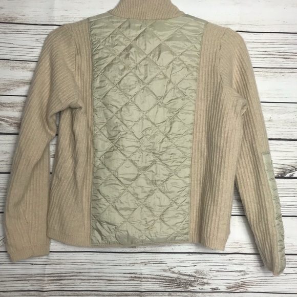 Barbour Nude Cream Full Zip Quilt Sporting Jacket - Picture 4 of 6